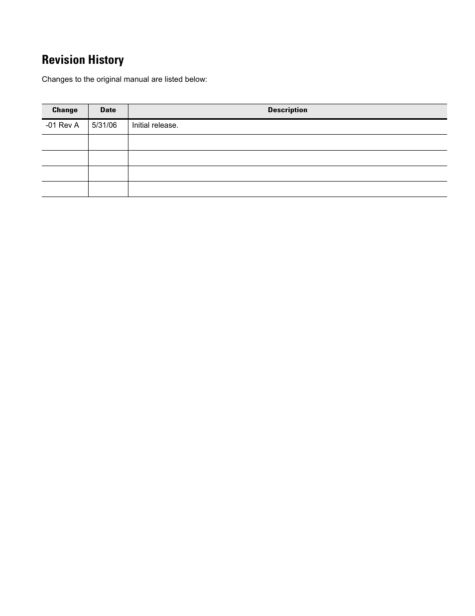 Revision history | Symbol Technologies VC5090 User Manual | Page 5 / 210