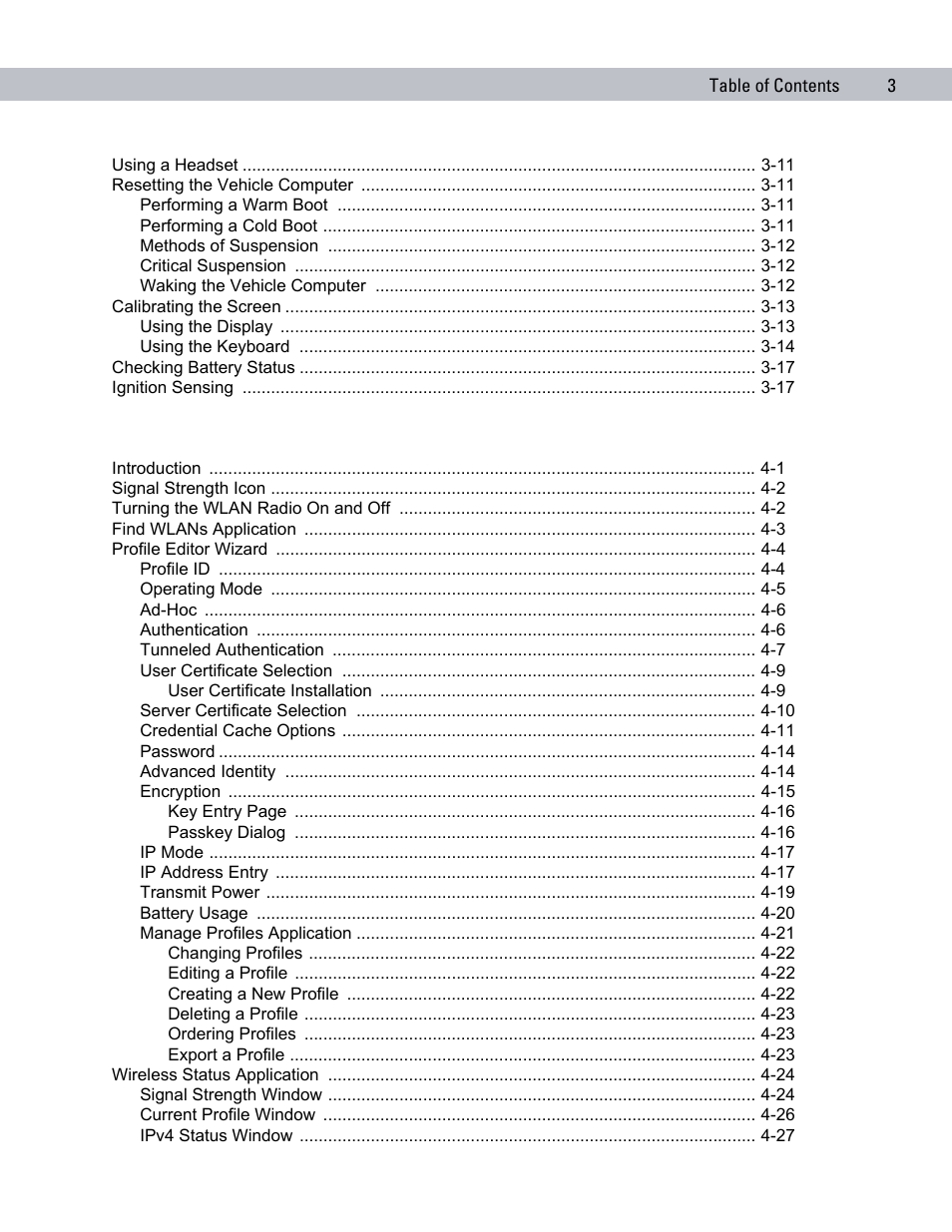 Symbol Technologies VC5090 User Manual | Page 9 / 210