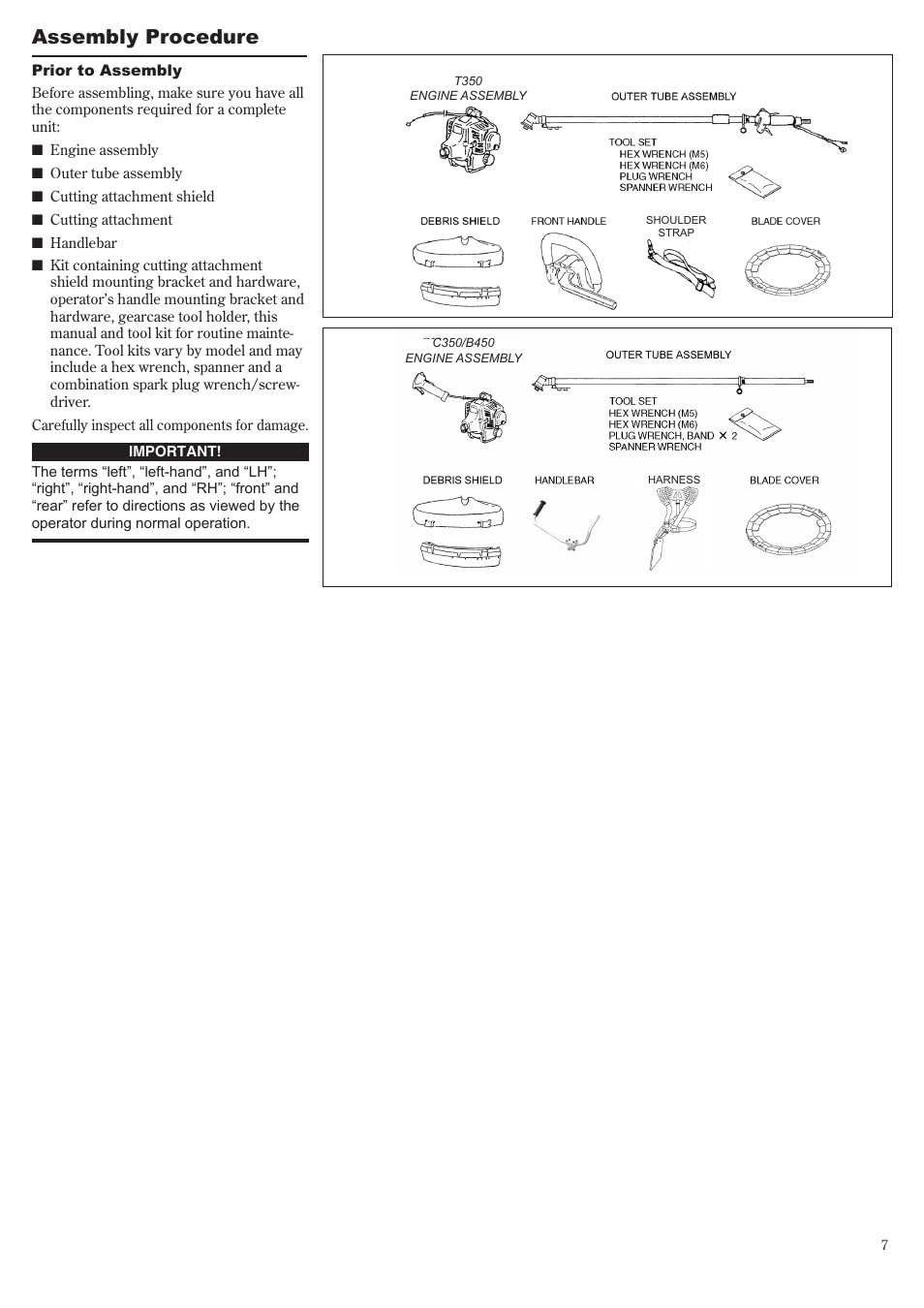 Assembly procedure | Symbol Technologies T350 User Manual | Page 7 / 24