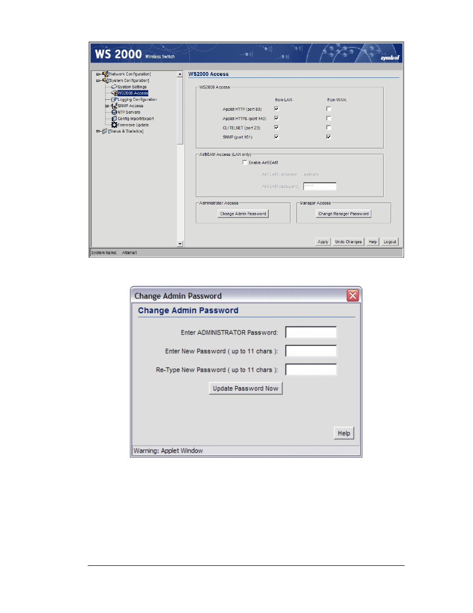 Symbol Technologies WS 2000 User Manual | Page 116 / 150