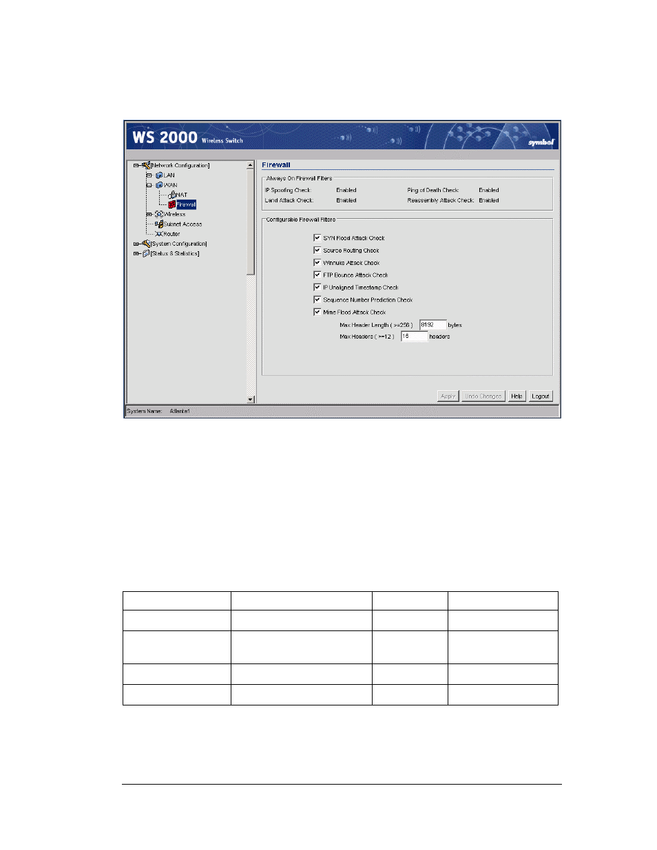 Confirm firewall configuration, Adopting access ports | Symbol Technologies WS 2000 User Manual | Page 125 / 150
