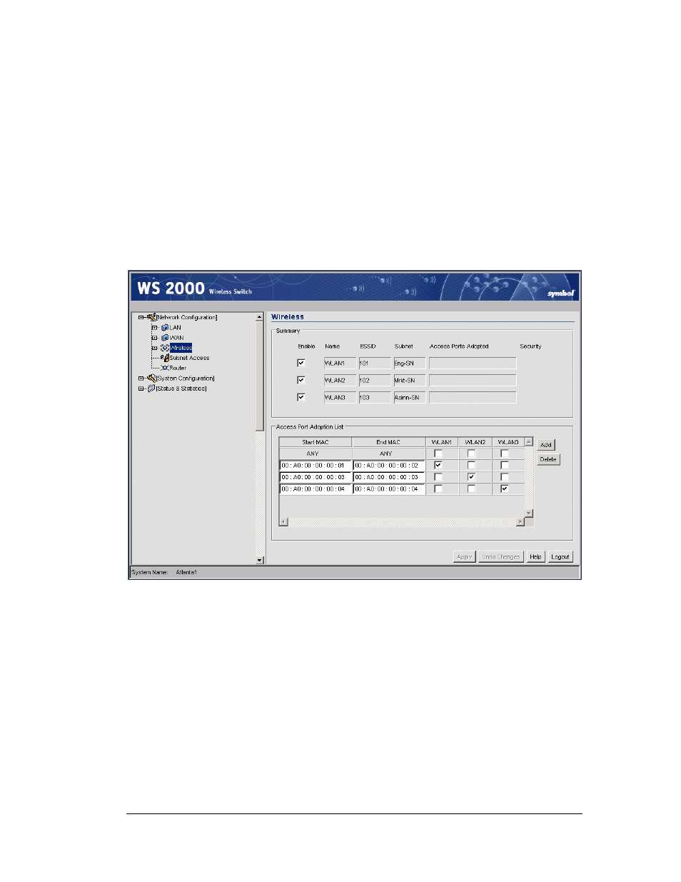 Symbol Technologies WS 2000 User Manual | Page 126 / 150