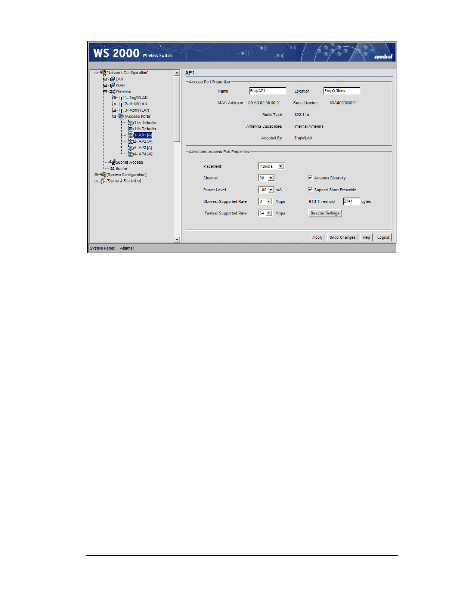Symbol Technologies WS 2000 User Manual | Page 132 / 150