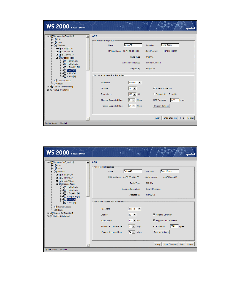 Symbol Technologies WS 2000 User Manual | Page 133 / 150