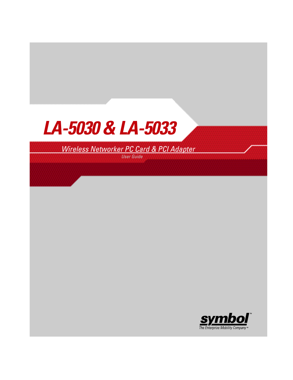 Symbol Technologies LA-5030 User Manual | 106 pages