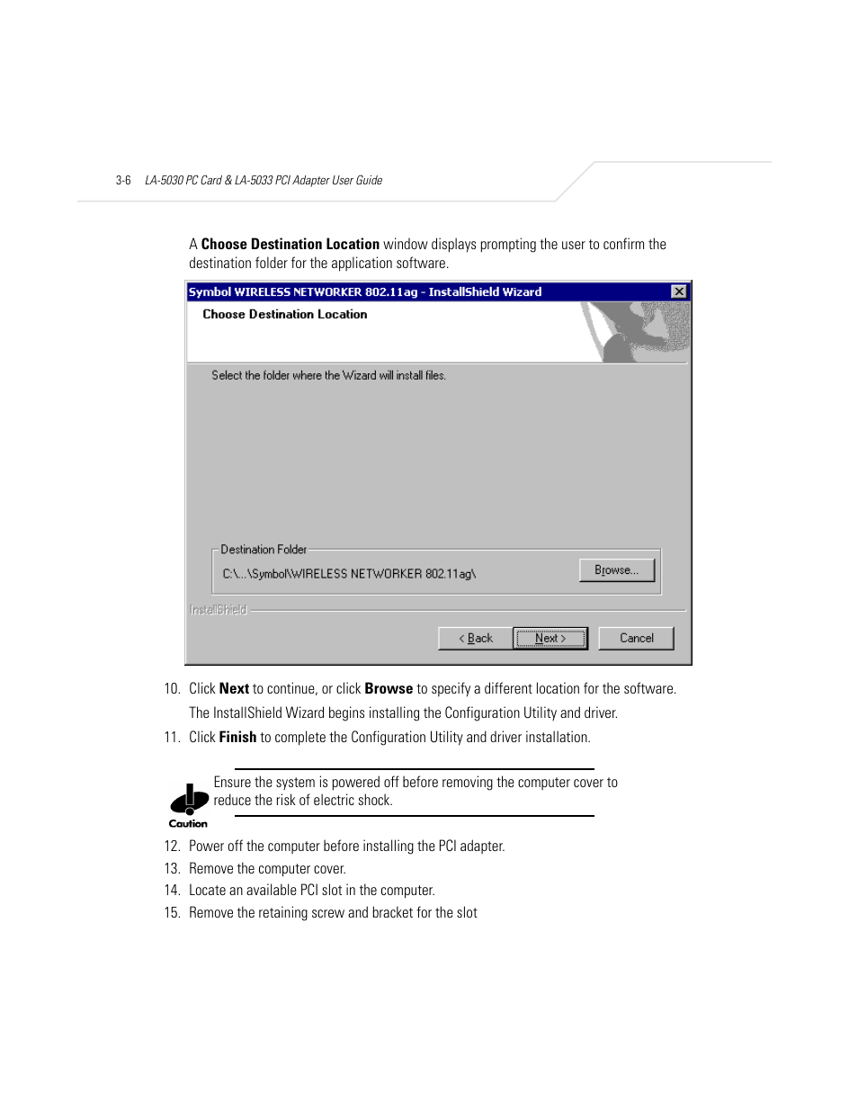 Symbol Technologies LA-5030 User Manual | Page 30 / 106