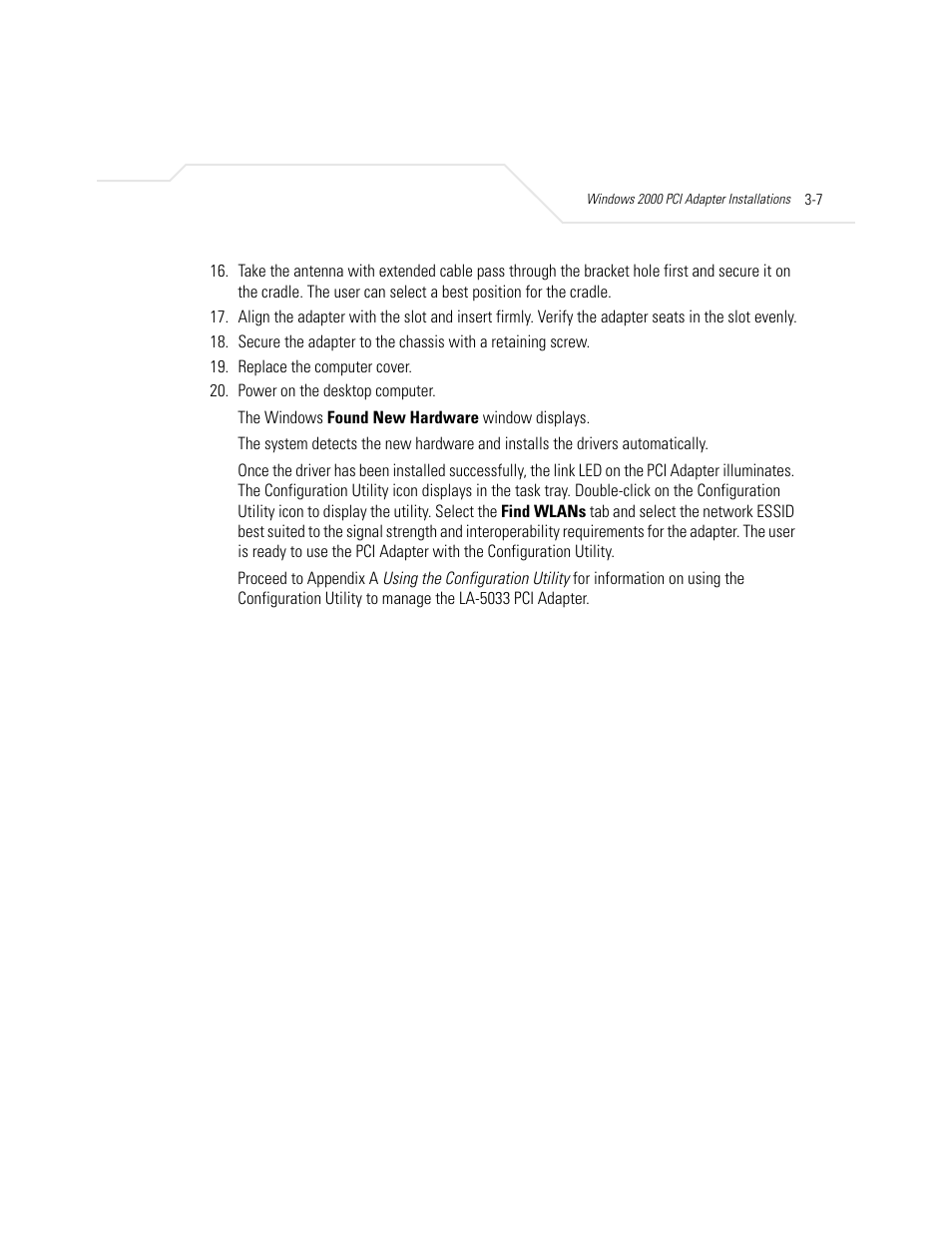 Symbol Technologies LA-5030 User Manual | Page 31 / 106