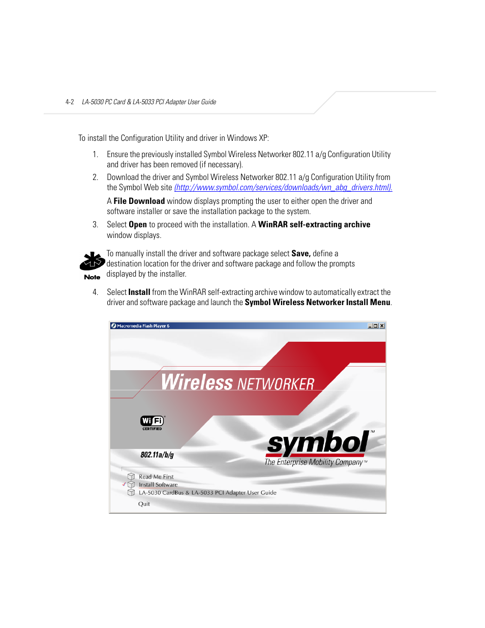 Symbol Technologies LA-5030 User Manual | Page 40 / 106