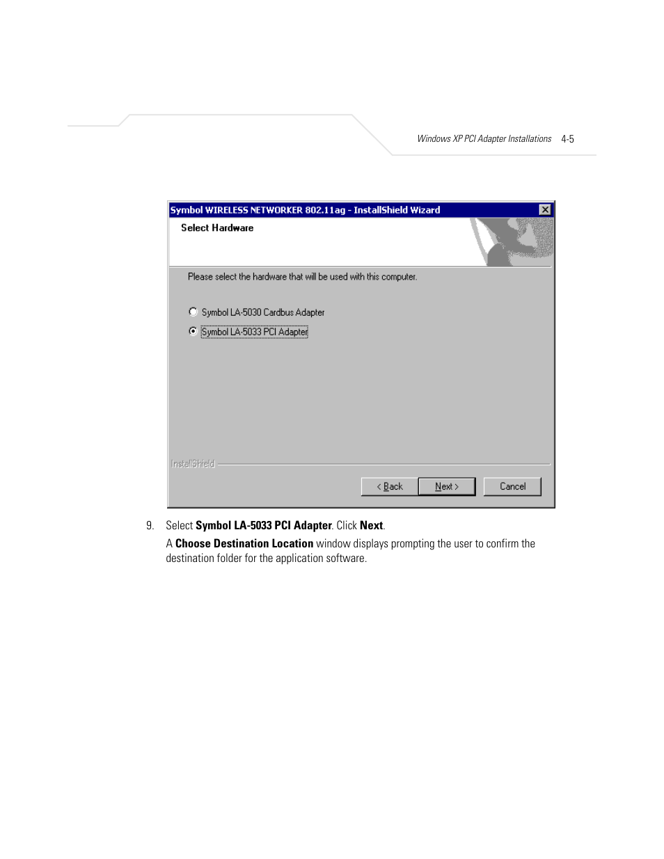 Symbol Technologies LA-5030 User Manual | Page 43 / 106