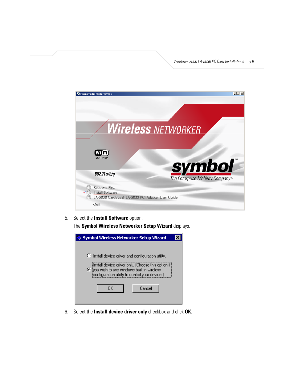 Symbol Technologies LA-5030 User Manual | Page 61 / 106