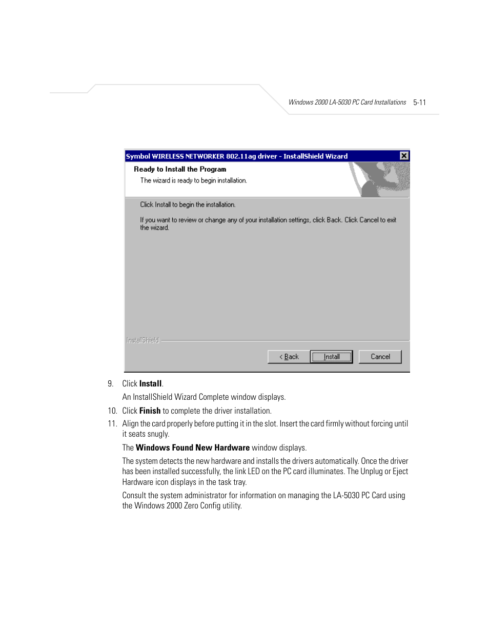 Symbol Technologies LA-5030 User Manual | Page 63 / 106