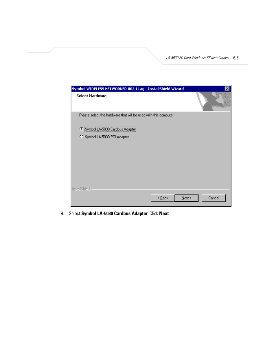 Symbol Technologies LA-5030 User Manual | Page 69 / 106
