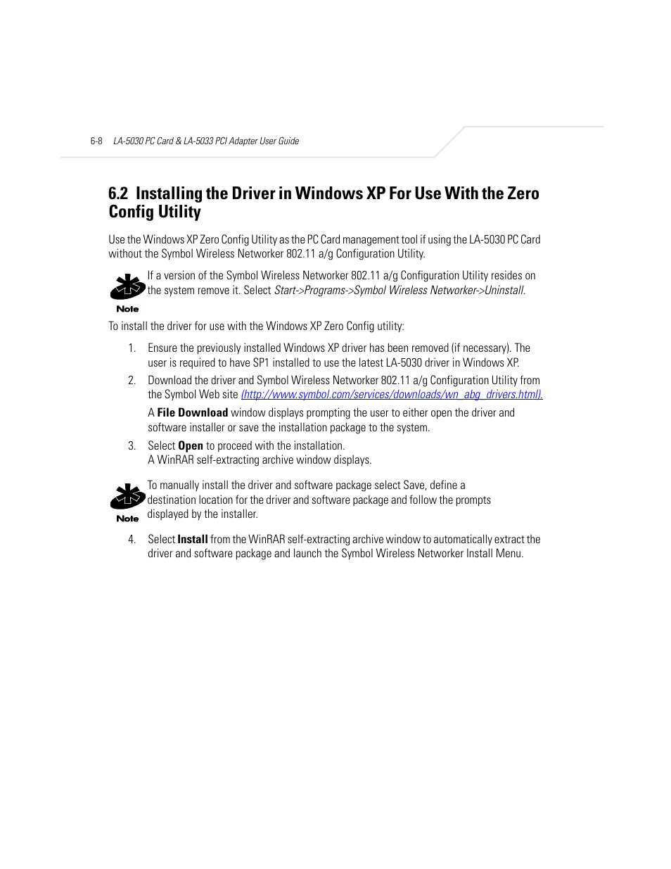 Symbol Technologies LA-5030 User Manual | Page 72 / 106