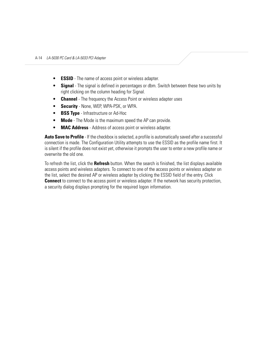 Symbol Technologies LA-5030 User Manual | Page 90 / 106