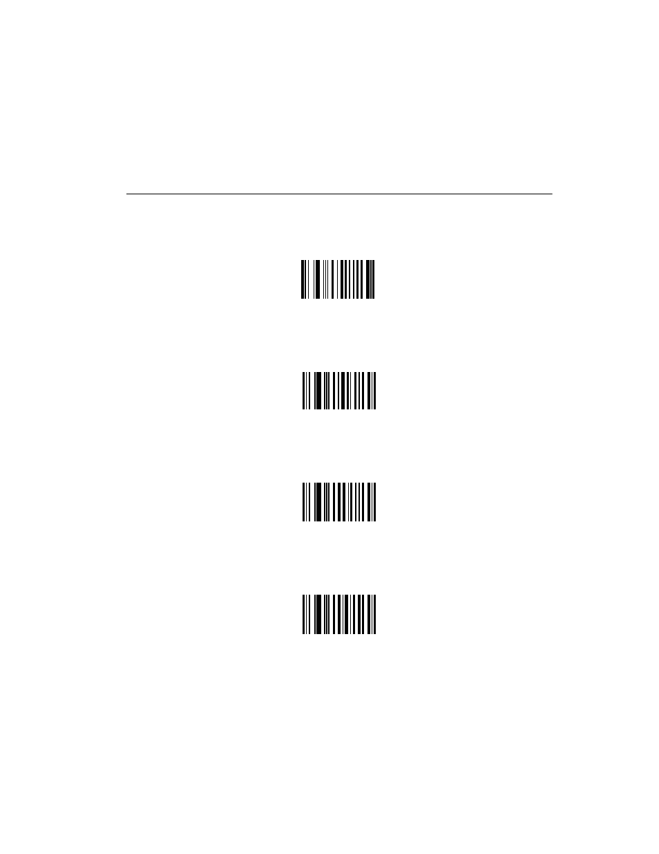 Numeric bar codes | Symbol Technologies LS 2106 User Manual | Page 77 / 100