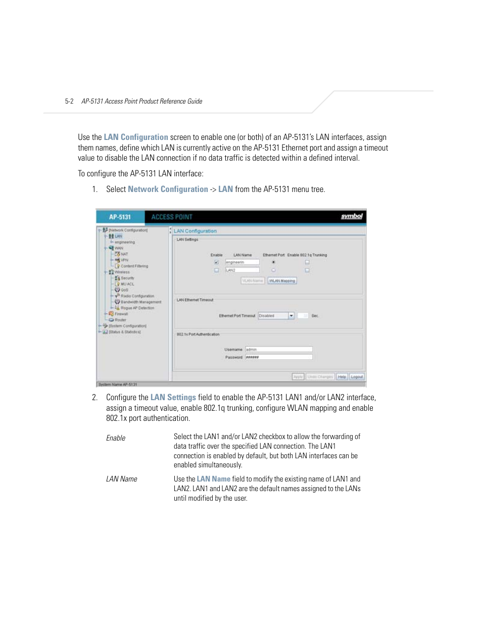 Symbol Technologies AP-5131 User Manual | Page 126 / 578