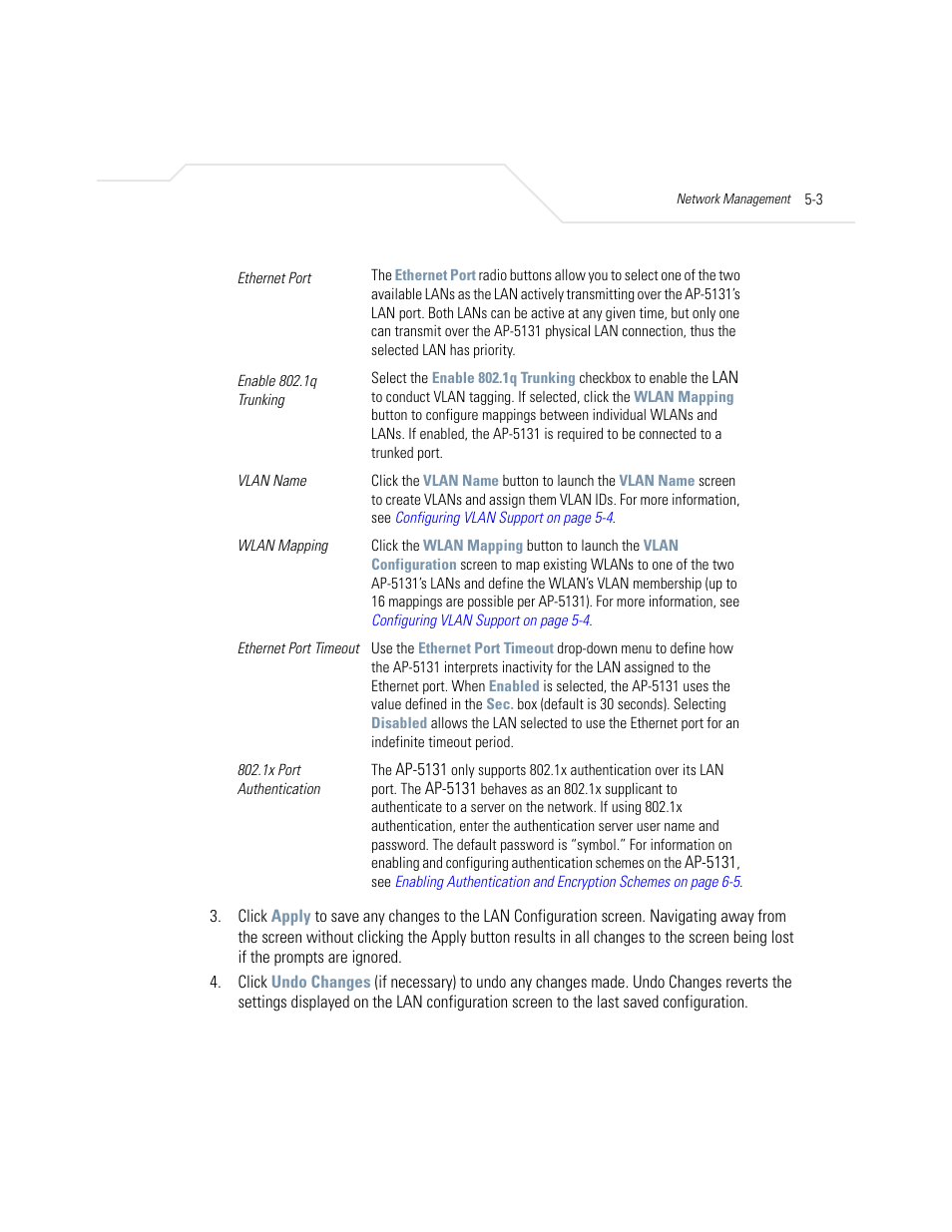 Symbol Technologies AP-5131 User Manual | Page 127 / 578