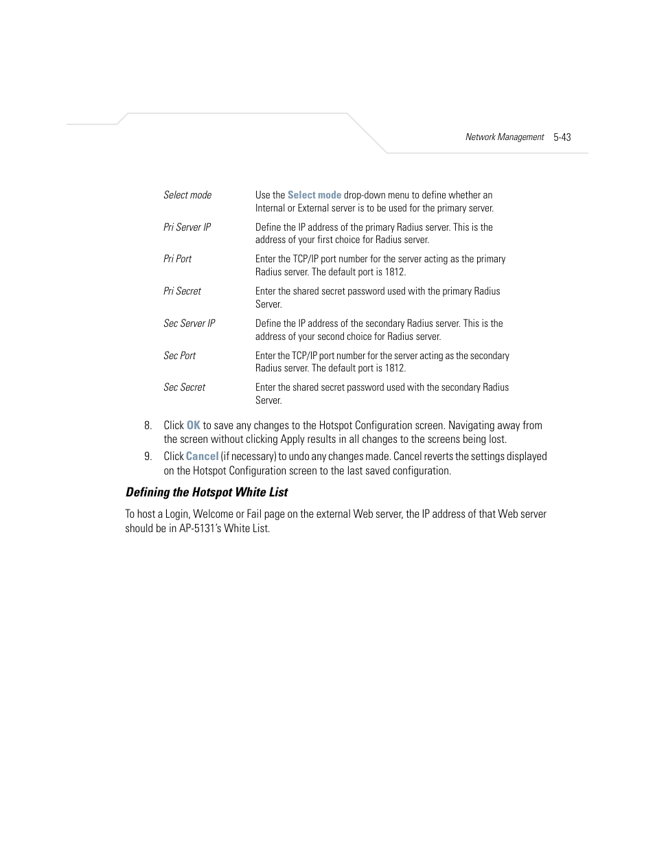 Symbol Technologies AP-5131 User Manual | Page 167 / 578