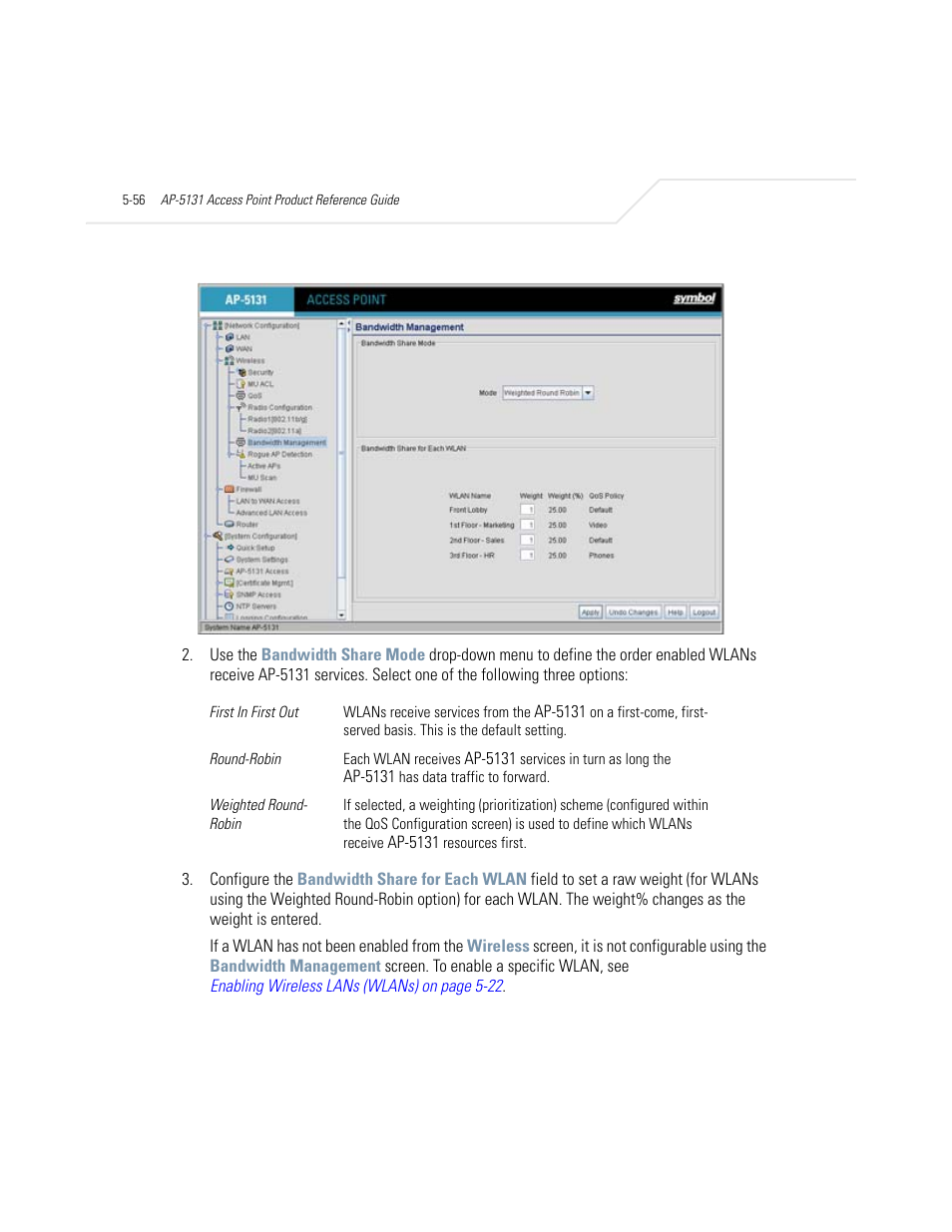 Symbol Technologies AP-5131 User Manual | Page 180 / 578