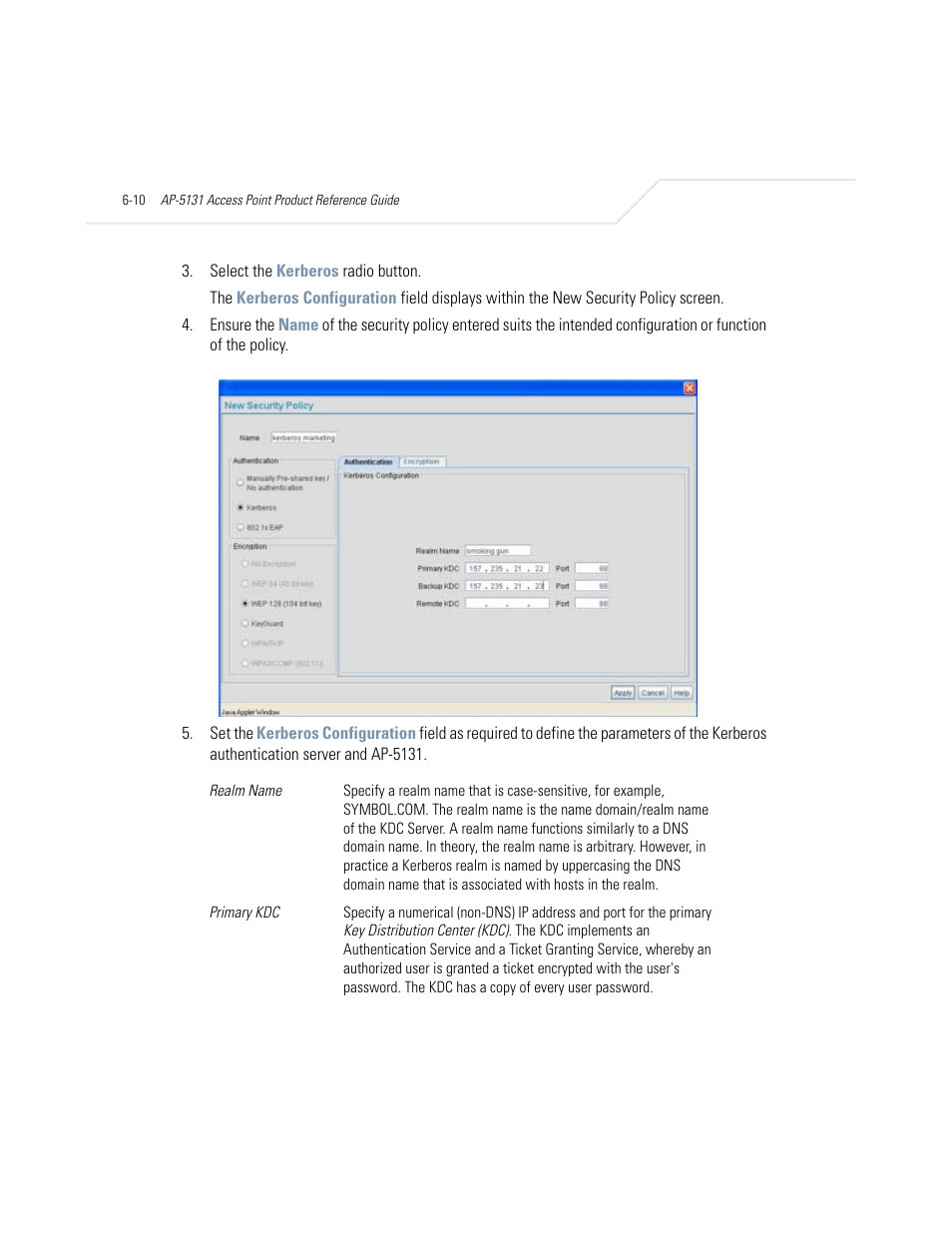 Symbol Technologies AP-5131 User Manual | Page 196 / 578