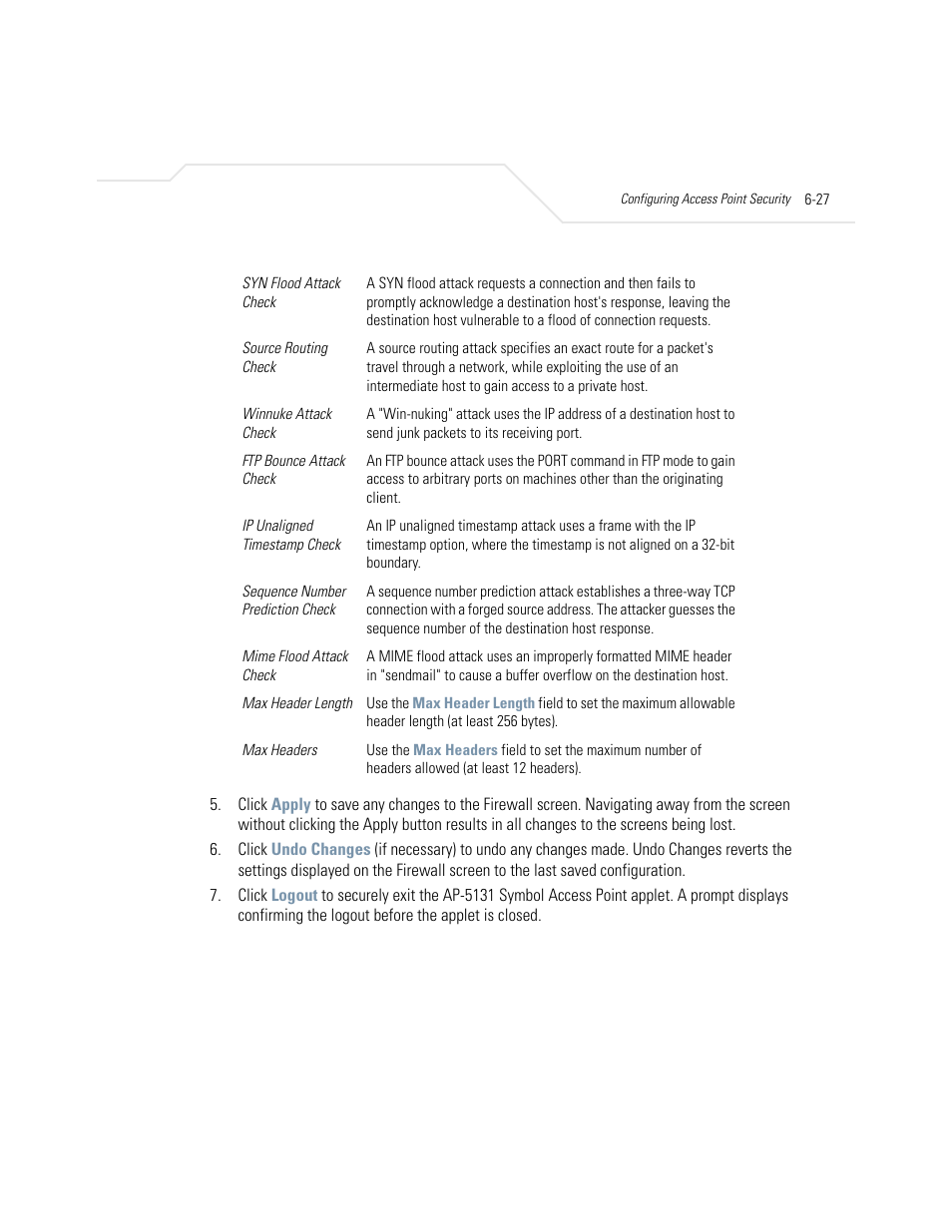 Symbol Technologies AP-5131 User Manual | Page 213 / 578