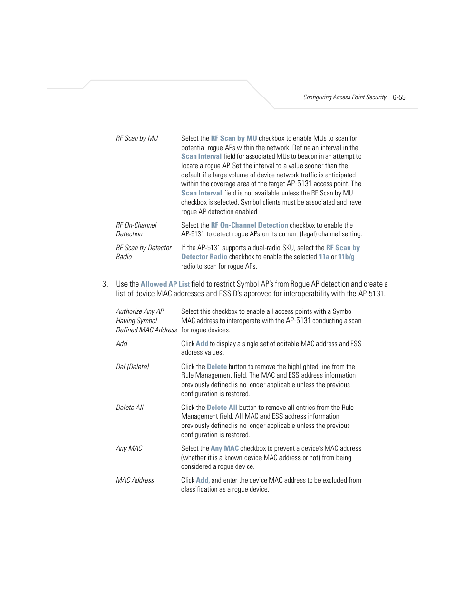 Symbol Technologies AP-5131 User Manual | Page 241 / 578