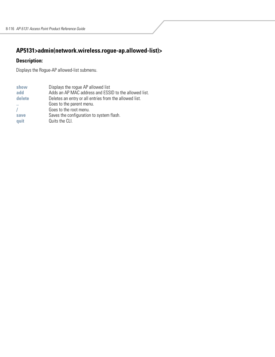 Symbol Technologies AP-5131 User Manual | Page 410 / 578