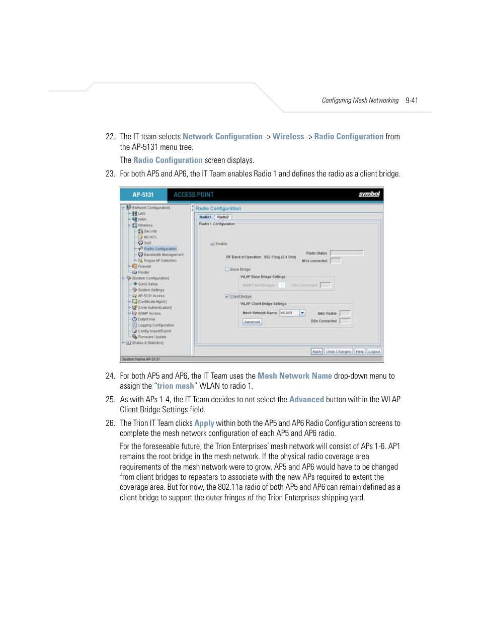 Symbol Technologies AP-5131 User Manual | Page 537 / 578