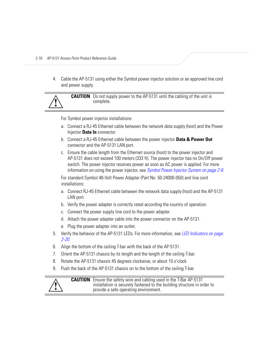 Symbol Technologies AP-5131 User Manual | Page 56 / 578