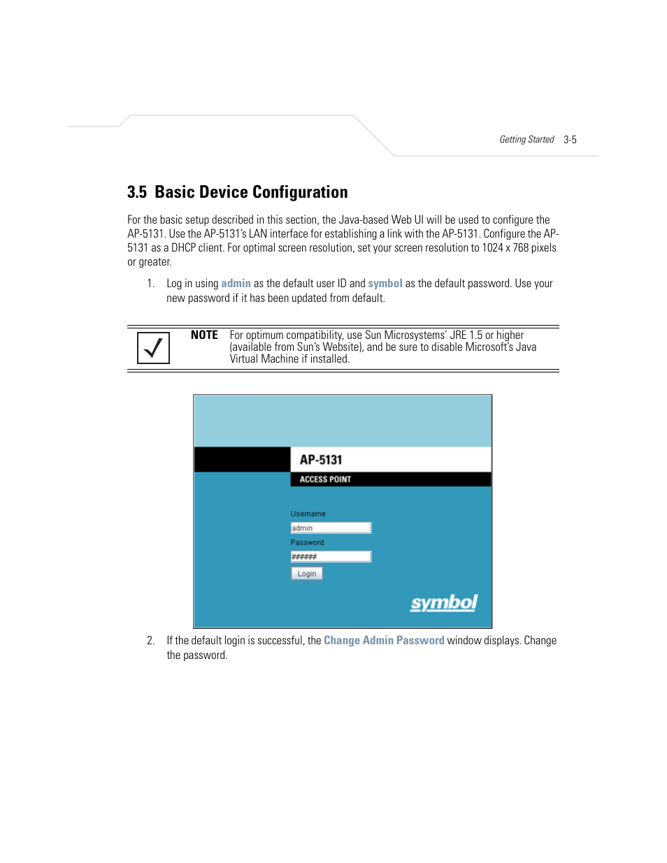 5 basic device configuration, Basic device configuration -5, Basic device configuration | Symbol Technologies AP-5131 User Manual | Page 67 / 578