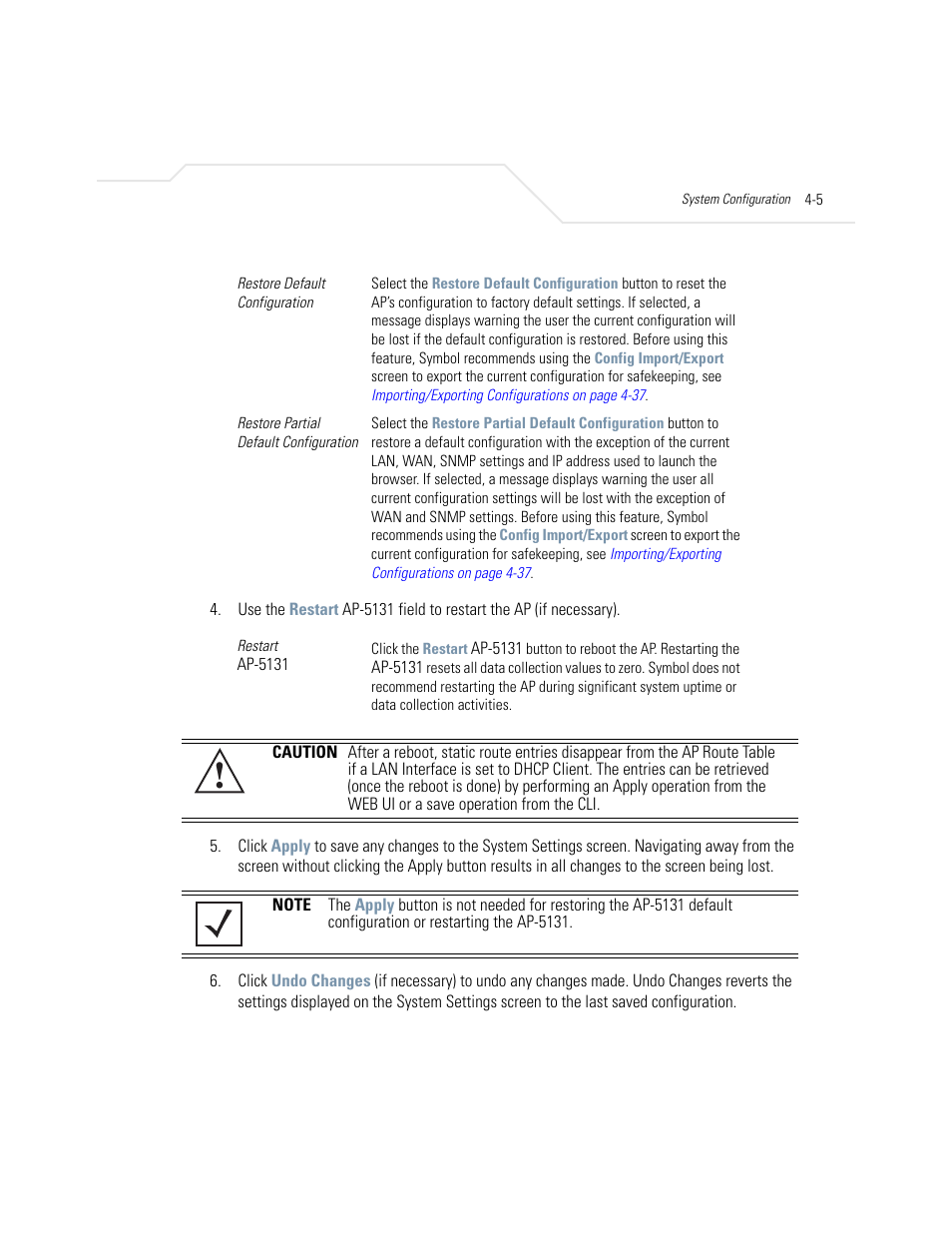 Symbol Technologies AP-5131 User Manual | Page 81 / 578