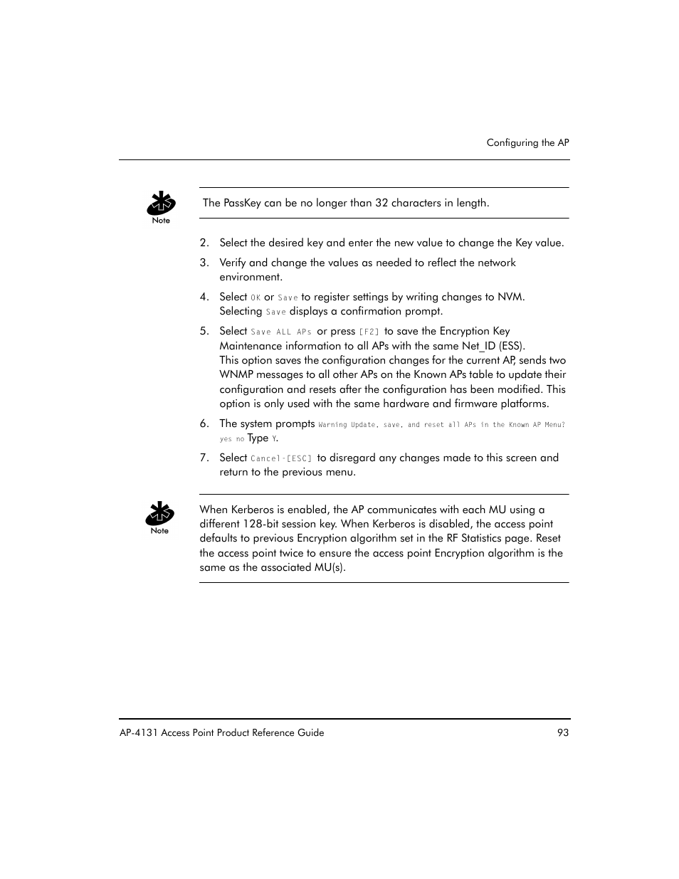 Symbol Technologies Spectrum24 AP-4131 User Manual | Page 103 / 250