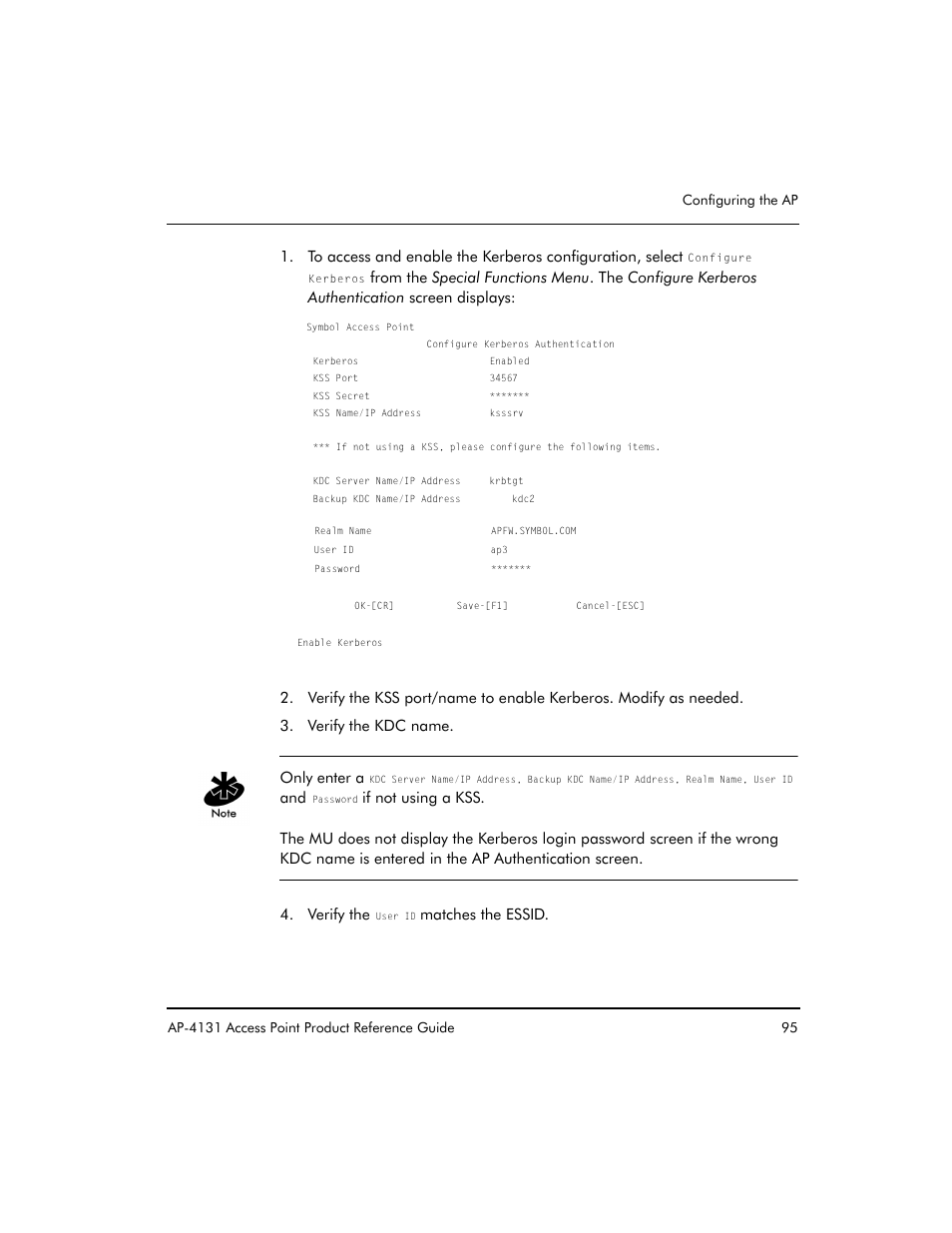 Symbol Technologies Spectrum24 AP-4131 User Manual | Page 105 / 250