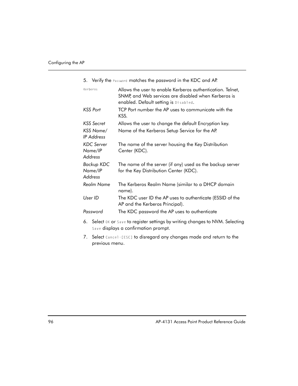 Symbol Technologies Spectrum24 AP-4131 User Manual | Page 106 / 250