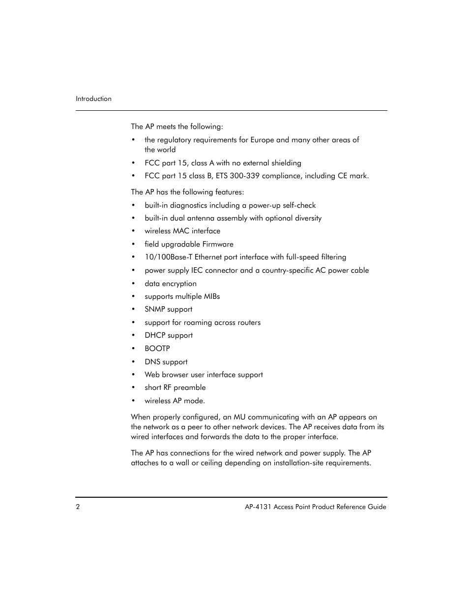 Symbol Technologies Spectrum24 AP-4131 User Manual | Page 12 / 250