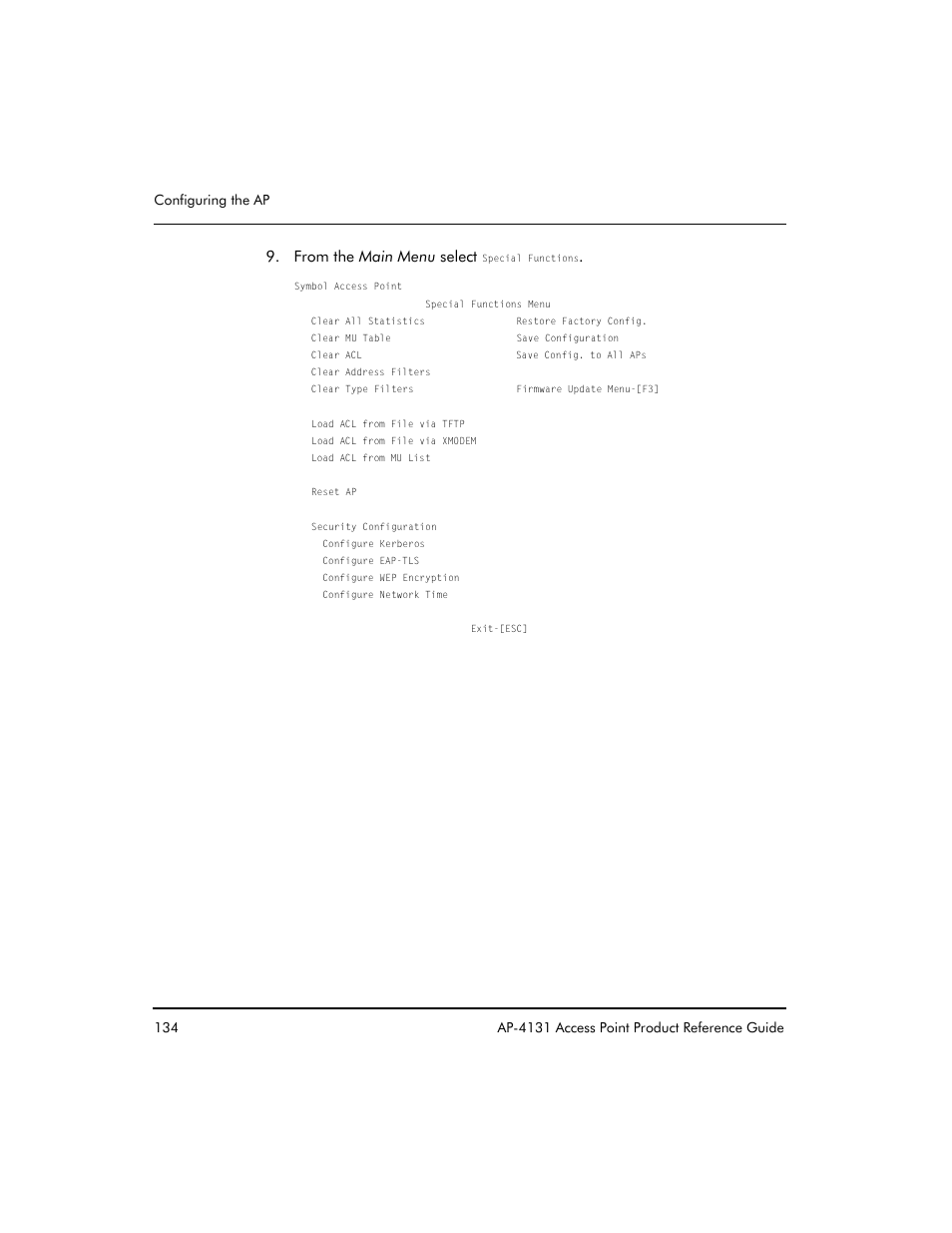 Symbol Technologies Spectrum24 AP-4131 User Manual | Page 144 / 250