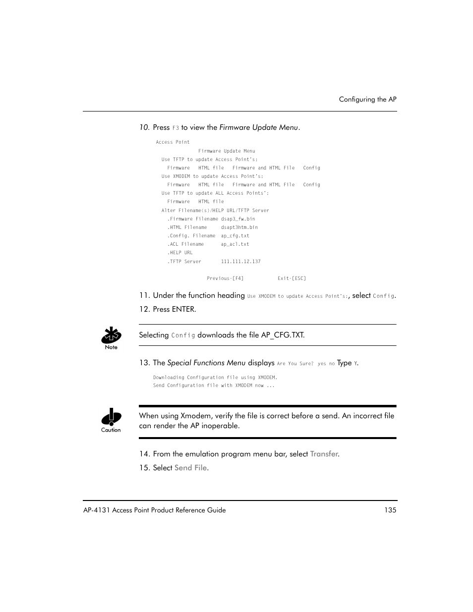 Symbol Technologies Spectrum24 AP-4131 User Manual | Page 145 / 250