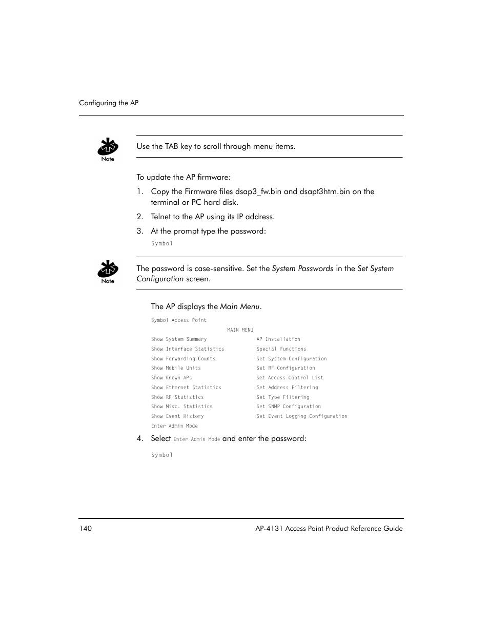 Symbol Technologies Spectrum24 AP-4131 User Manual | Page 150 / 250