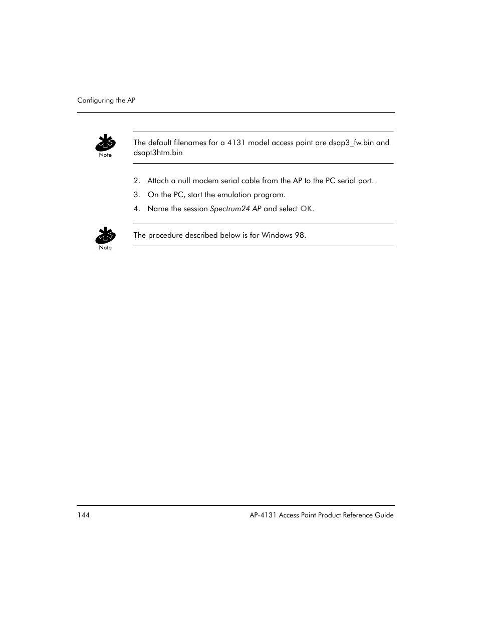 Symbol Technologies Spectrum24 AP-4131 User Manual | Page 154 / 250