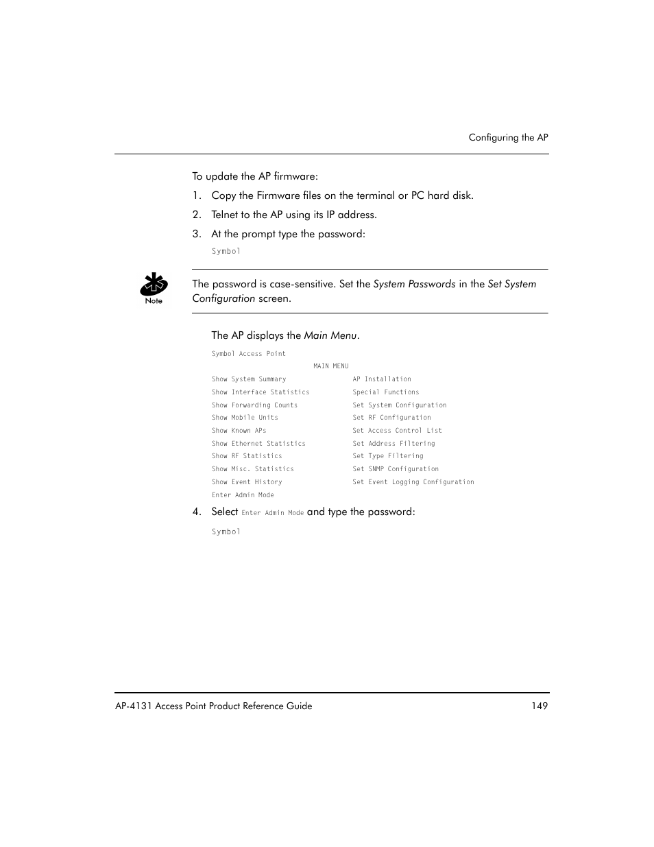 Symbol Technologies Spectrum24 AP-4131 User Manual | Page 159 / 250