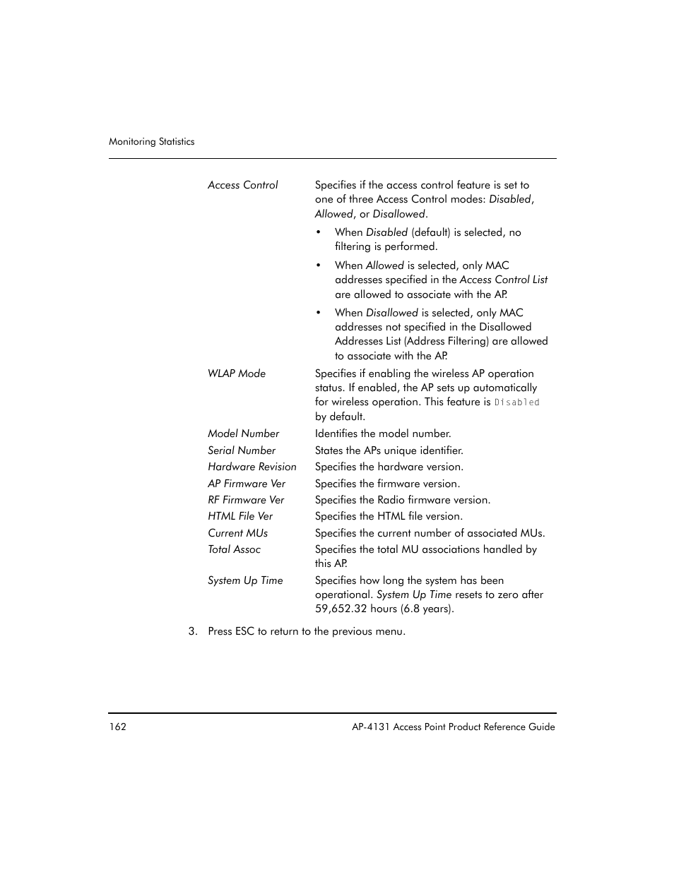 Symbol Technologies Spectrum24 AP-4131 User Manual | Page 172 / 250