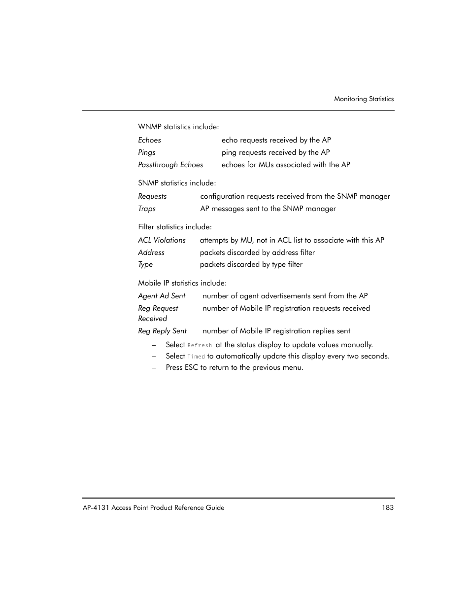 Symbol Technologies Spectrum24 AP-4131 User Manual | Page 193 / 250