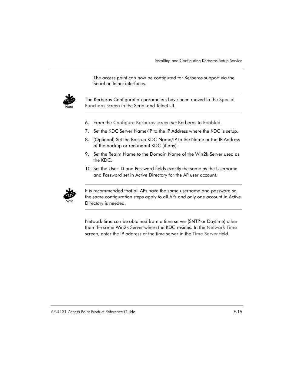 Symbol Technologies Spectrum24 AP-4131 User Manual | Page 239 / 250