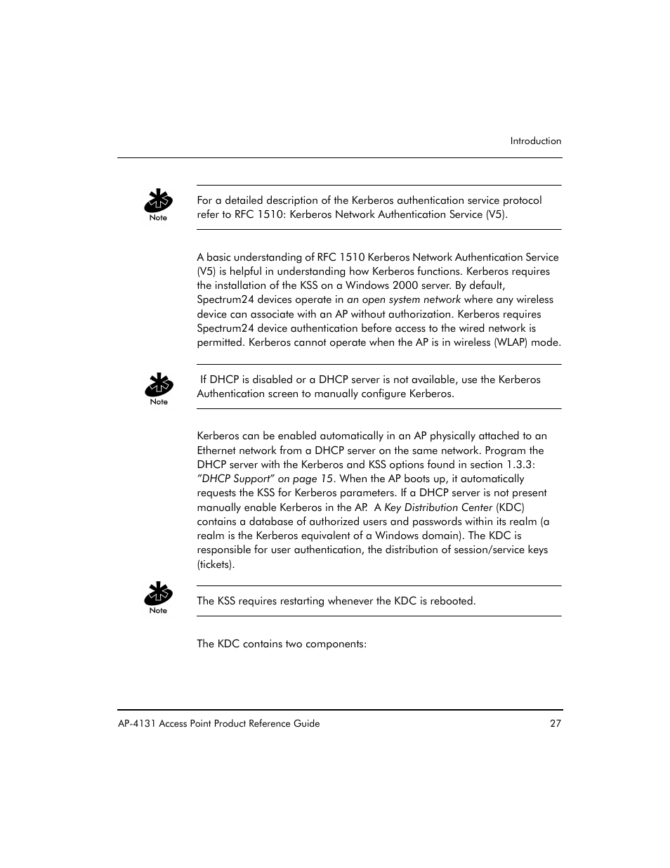 Symbol Technologies Spectrum24 AP-4131 User Manual | Page 37 / 250