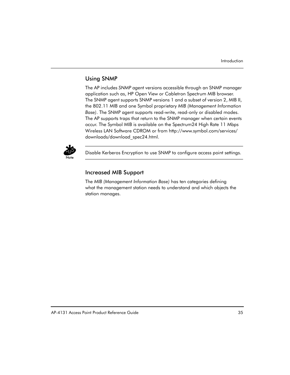 Symbol Technologies Spectrum24 AP-4131 User Manual | Page 45 / 250