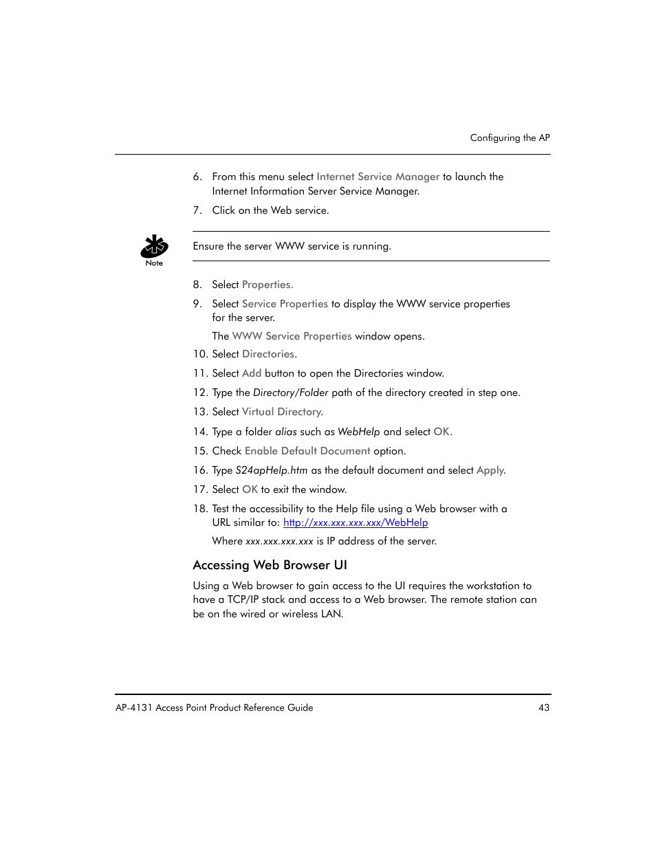 Symbol Technologies Spectrum24 AP-4131 User Manual | Page 53 / 250