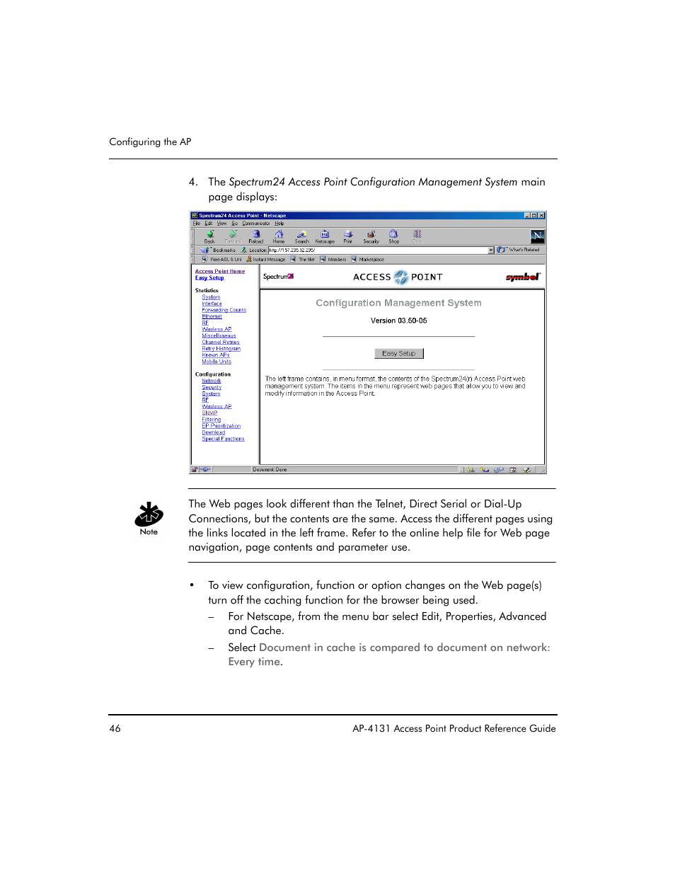 Symbol Technologies Spectrum24 AP-4131 User Manual | Page 56 / 250