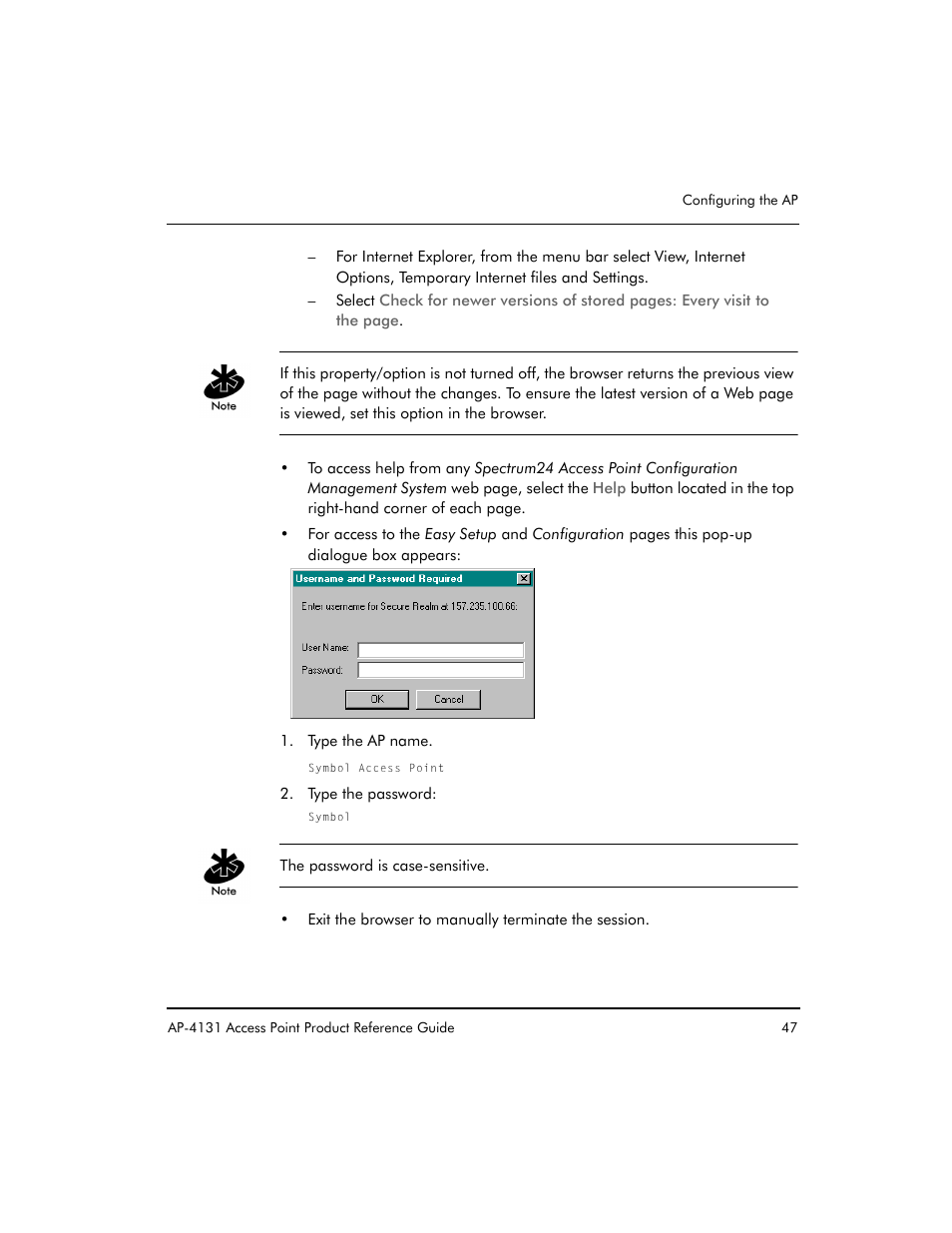 Symbol Technologies Spectrum24 AP-4131 User Manual | Page 57 / 250