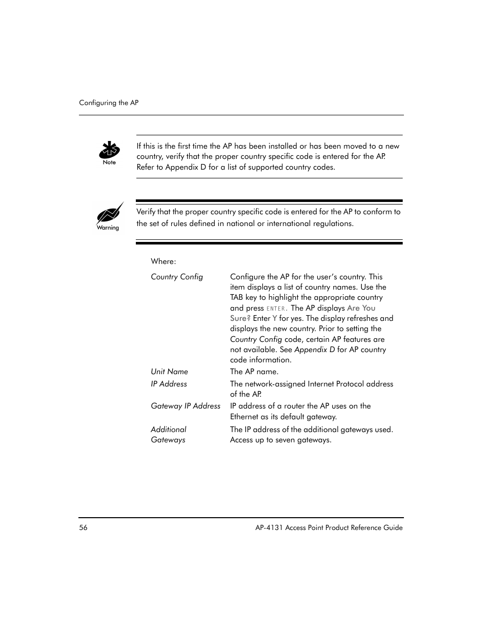 Symbol Technologies Spectrum24 AP-4131 User Manual | Page 66 / 250