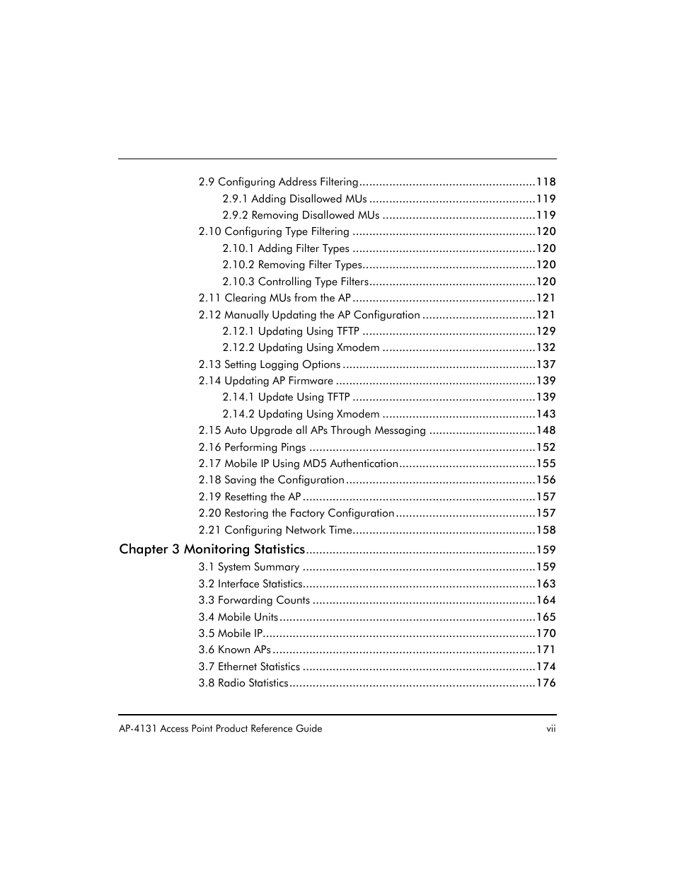 Symbol Technologies Spectrum24 AP-4131 User Manual | Page 7 / 250